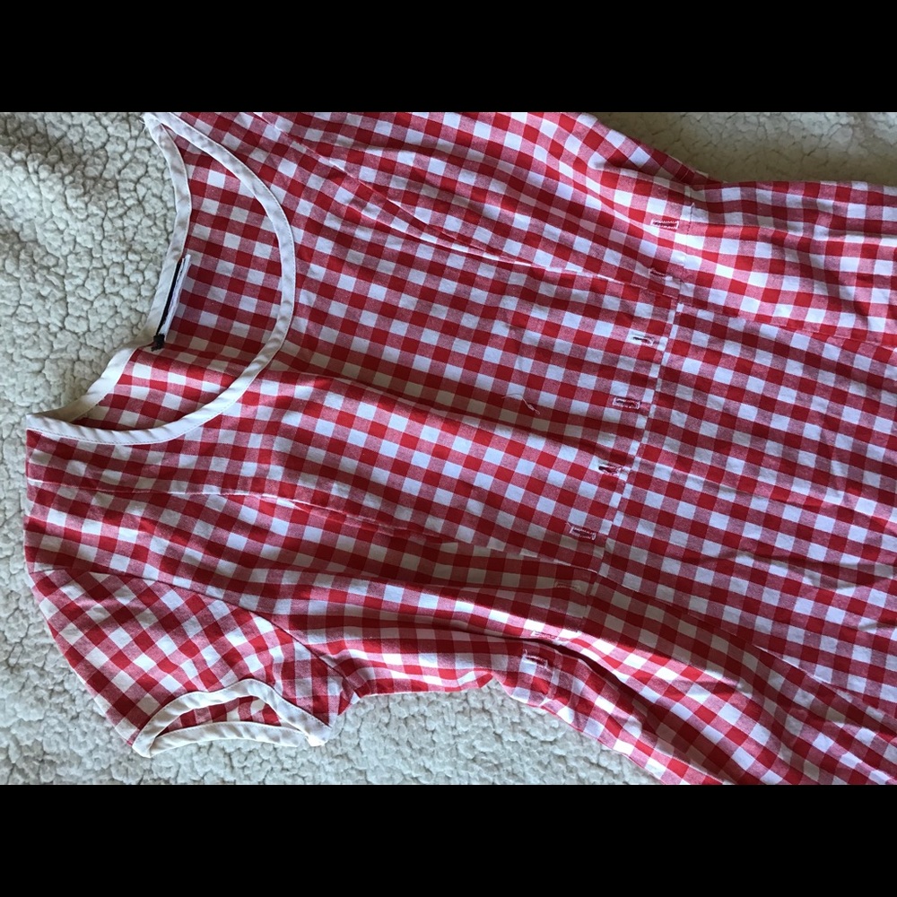 Vintage gingham maxi dress - Picture 3 of 4